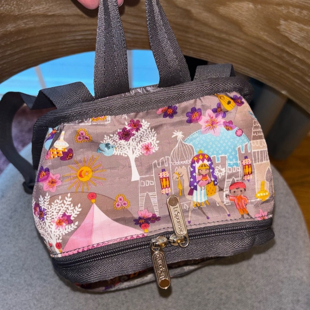 Lesportsac it's a small world Disney Moroccan sun mini backpack - Picture 7 of 10